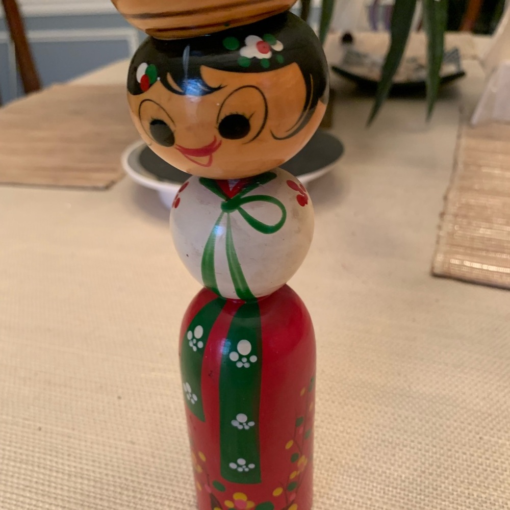Vintage kholeski bobble head doll from Asia